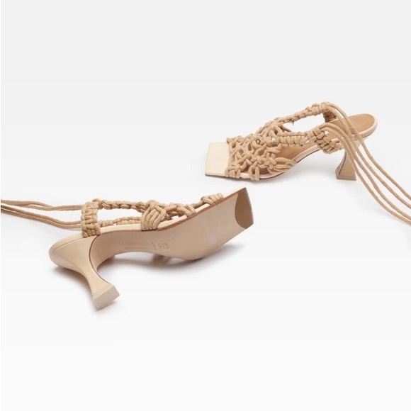 Miista Stephanie Beige Sandal - Picture 3 of 6